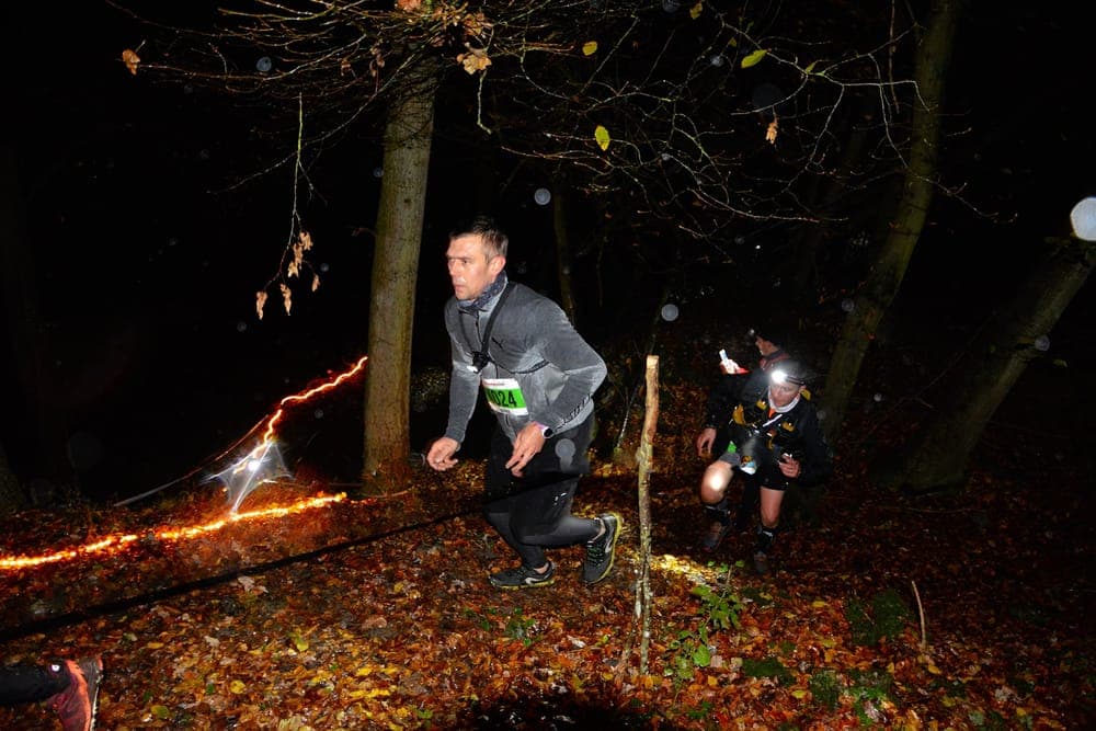 Trail de la vallée de la thure by night	 - image