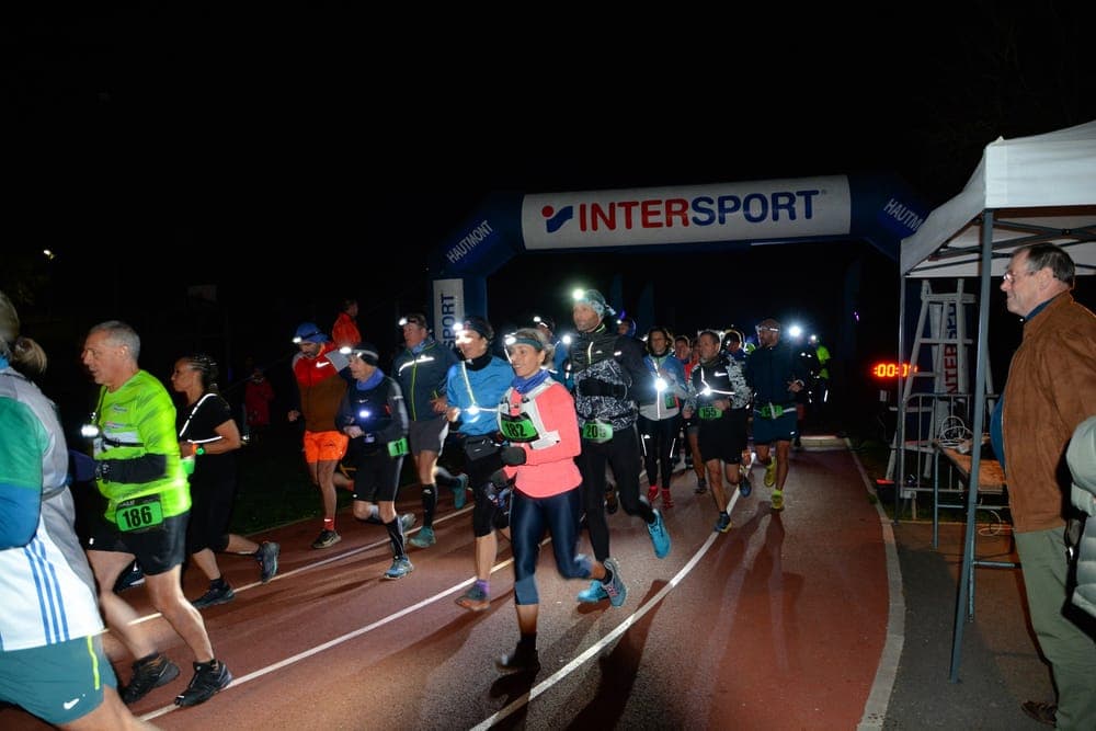 Trail de la vallée de la thure by night	 - image