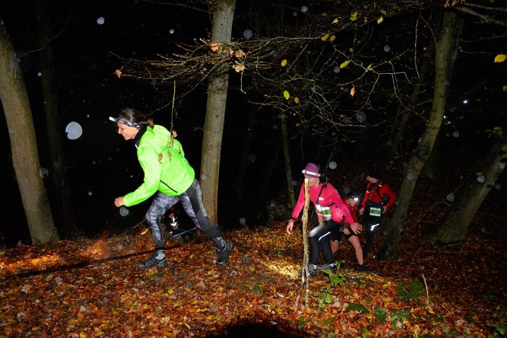 Trail de la vallée de la thure by night	 - image