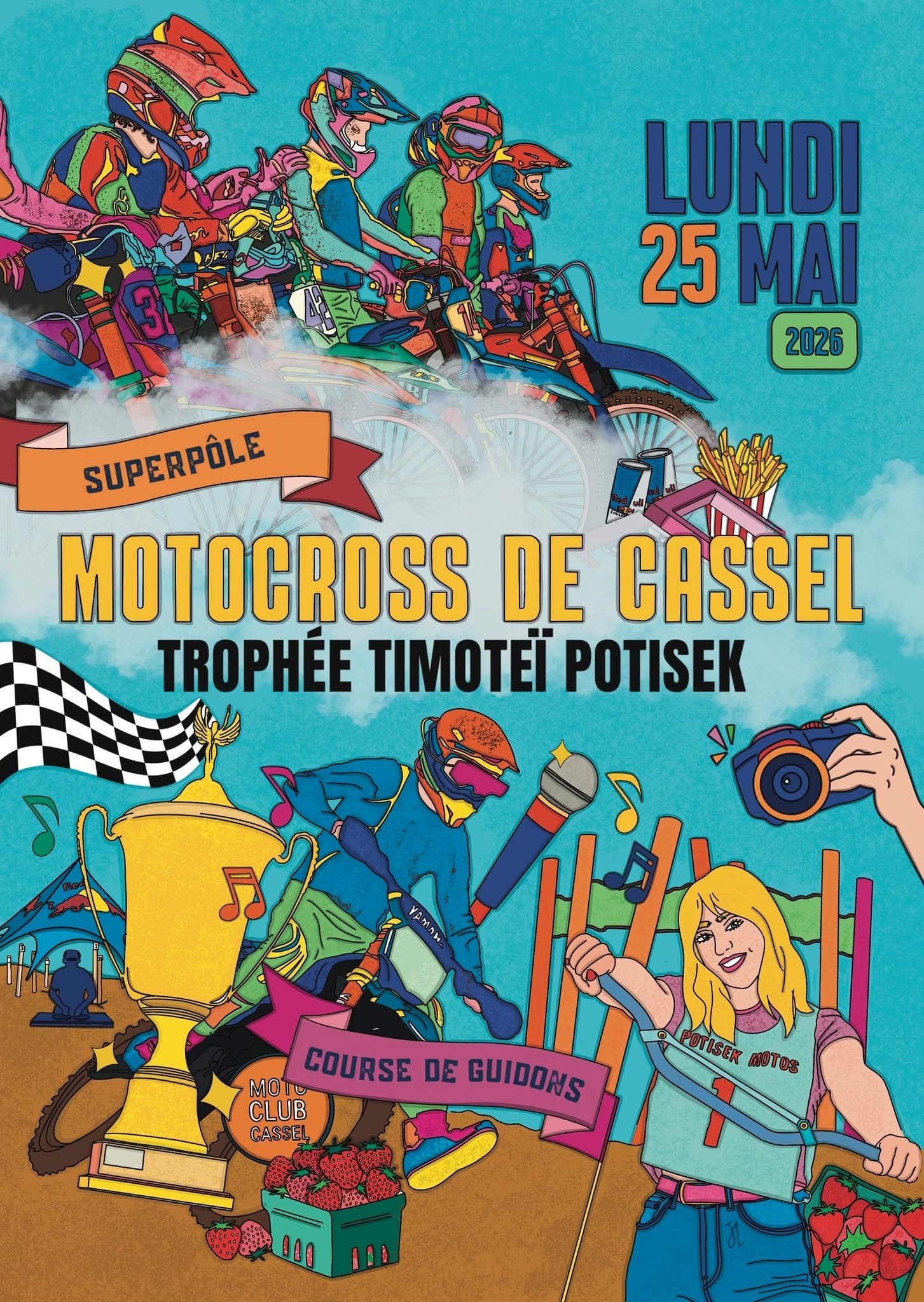 Course de guidons - Motocross de Cassel - image 3