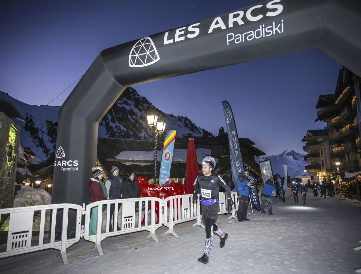 Les Arcs Star trail - image