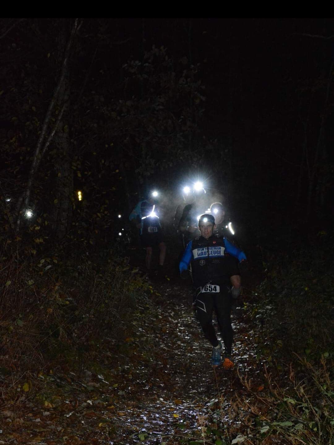Trail de la vallée de la thure by night	 - image