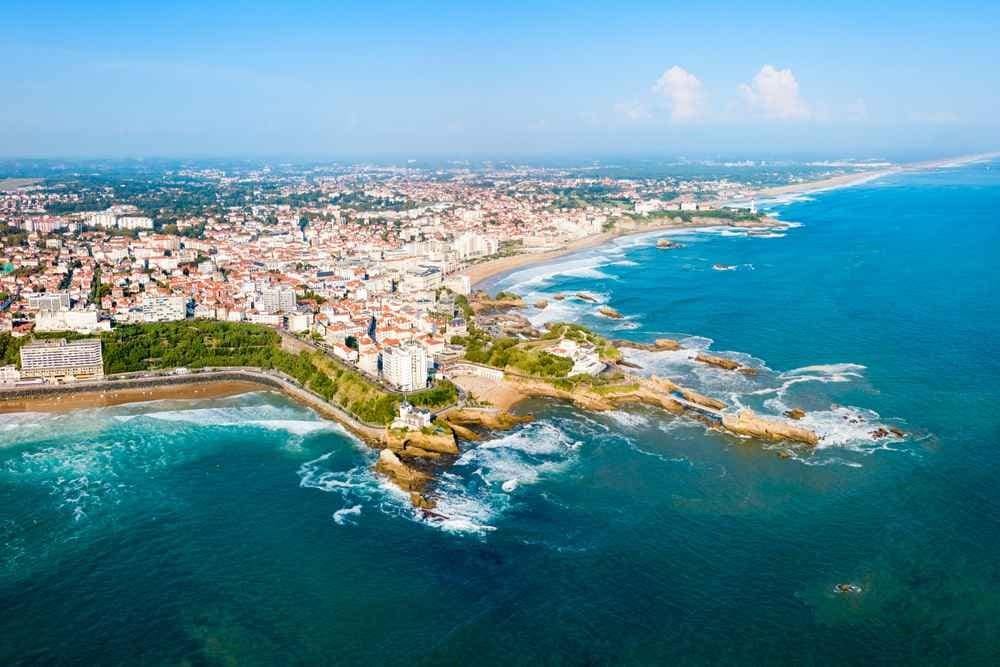 Traversée de Biarritz à la nage - image